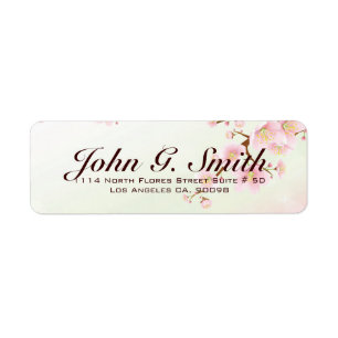 Pink And White Cherry Blossom Nature Design