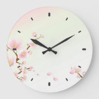 Pink And White Cherry Blossom Nature Monogram