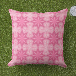 Pink And White Cushion