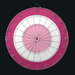 Pink and White Dartboard<br><div class="desc">Pink and white dartboard</div>