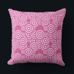 pink and white geometric cushion<br><div class="desc">pink and white geometric</div>