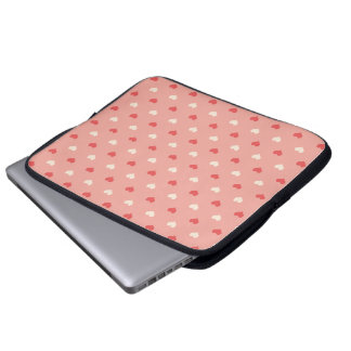 Pink and White Hearts Electronics Sleeves