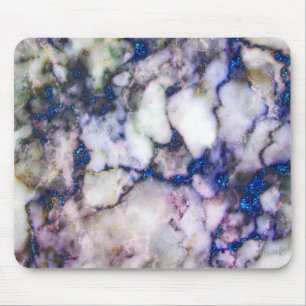 Pink And White Marble Mouse Mat