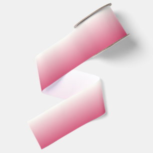 Pink and White Ombre Grosgrain Ribbon