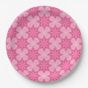 Pink And White Paper Plates
