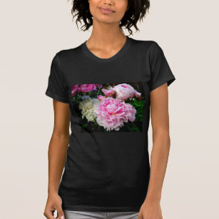 Pink and White Peonies T-Shirt