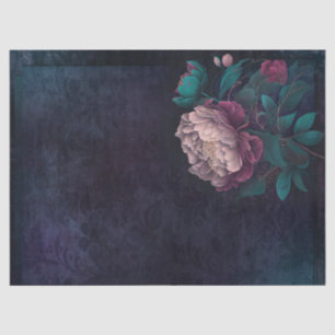 Pink and White Peony Flowers Decoupage Tissue Paper