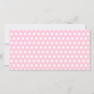 Pink and White Polka Dot Pattern. Spotty.