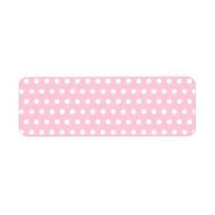 Pink and White Polka Dot Pattern. Spotty.