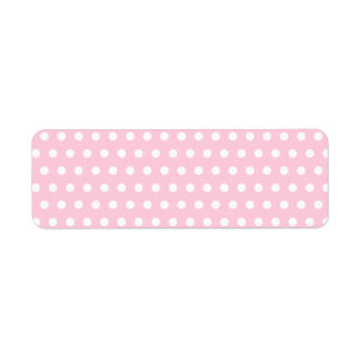 Pink and White Polka Dot Pattern. Spotty.