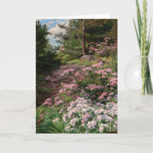 Pink and White Rhododendron   Thomas Allen, Jr. Card