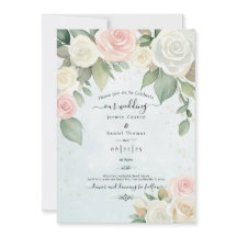 Pink and White Rose Dusky Blooms