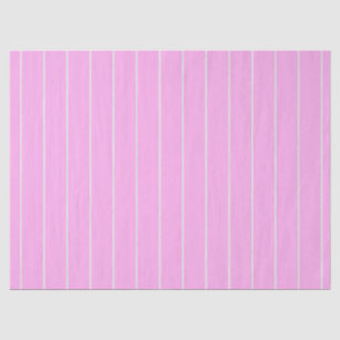 PInk and White Stripe Pattern Tissue Paper
