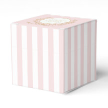 Pink and White Striped Paris Glam