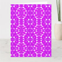 Pink and White Symmetrical Markings