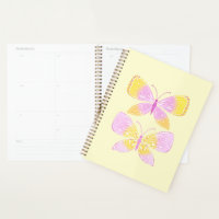 Pink and Yellow Butterflies