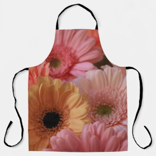 PINK AND YELLOW FLOWERS IN CLOSE UP PHOTOGRAPHY APRON