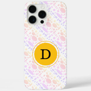 Pink and Yellow Monogram iPhone 16 Pro Max Case
