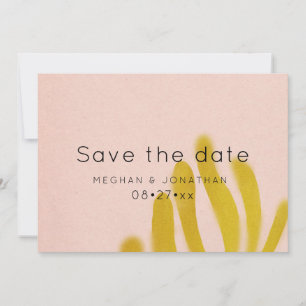 Pink and yellow   Photo Save The Date