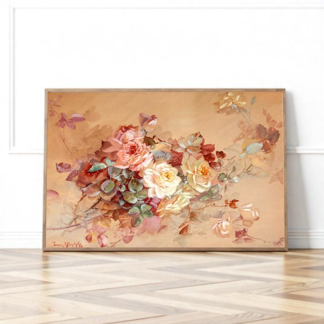 Pink and yellow roses poster (Creator Uploaded)