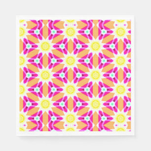 Pink and Yellow Sunshine Napkin