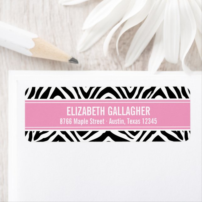 Pink and Zebra Print (Insitu)