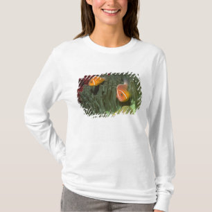 Pink Anemonefish in Magnificant Sea Anemone T-Shirt