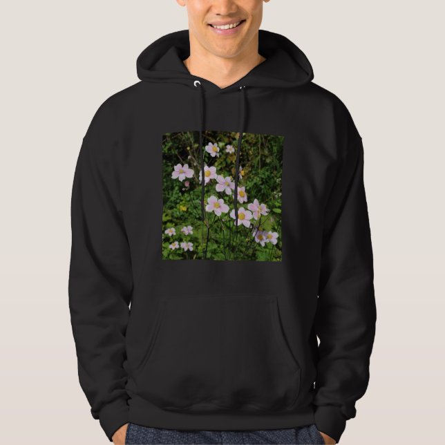 Pink Anemones Hoodie (Front)