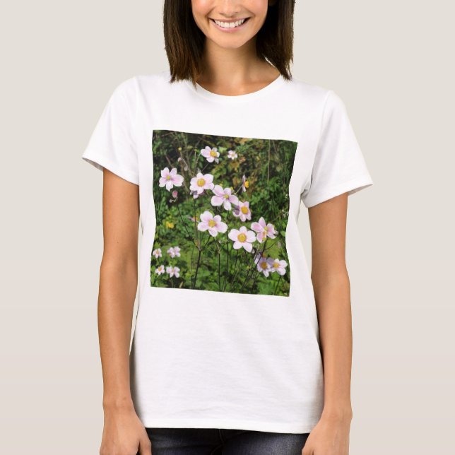 Pink Anemones T-Shirt (Front)