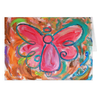 Pink Angel Card