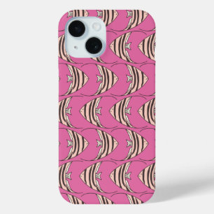 Pink Angel Fish iPhone 15 Case