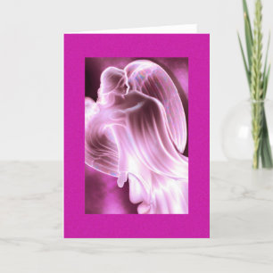  Pink Angel Greeting Card