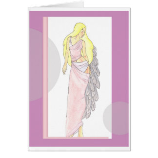 pink angel with name