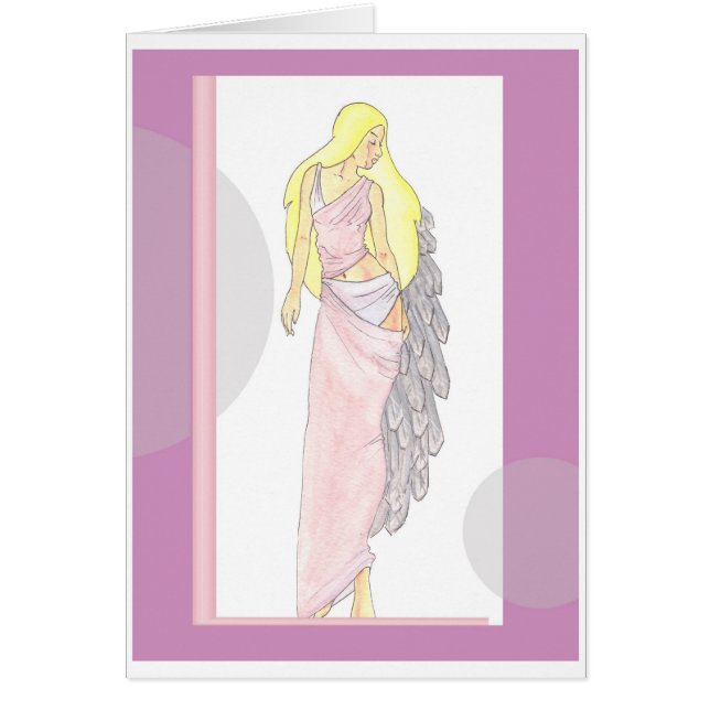 pink angel with name (Front)