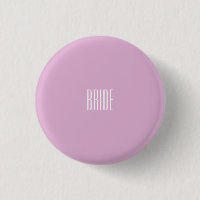 Pink Angora Bride Button