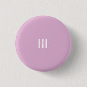 Pink Angora Bride Button