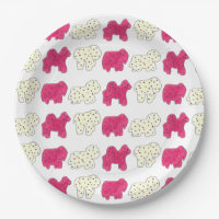 Pink Animal Crackers Cookies Circus Birthday Party