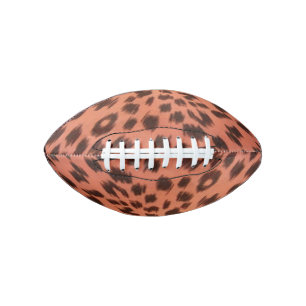 PINK ANIMAL PRINT AMERICAN FOOTBALL