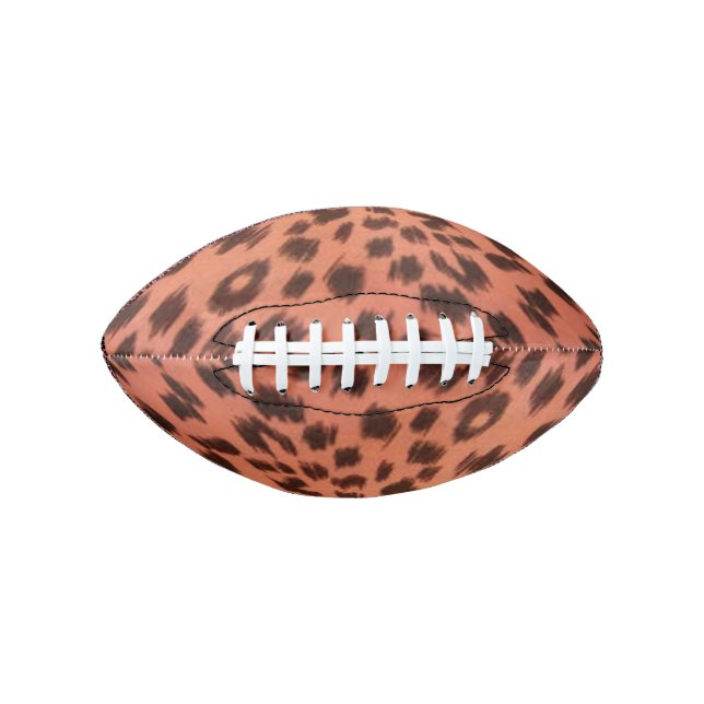 PINK ANIMAL PRINT  AMERICAN FOOTBALL (Front)