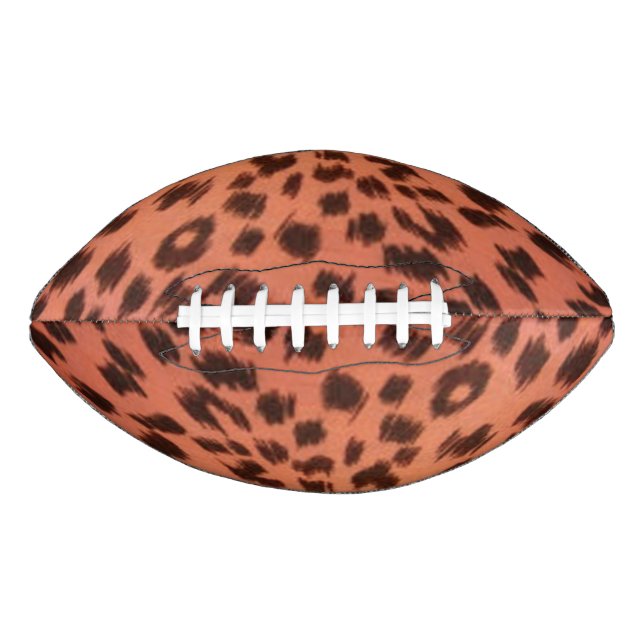 PINK ANIMAL PRINT  AMERICAN FOOTBALL (Front)