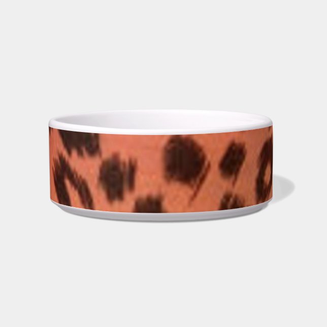 PINK ANIMAL PRINT  BOWL (Front)