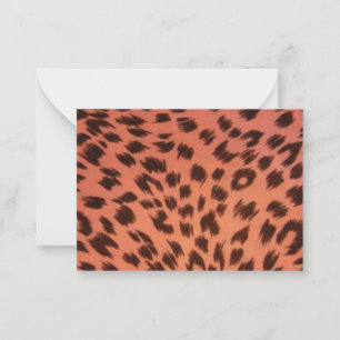 PINK ANIMAL PRINT CARD