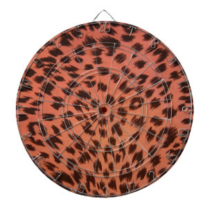PINK ANIMAL PRINT DARTBOARD