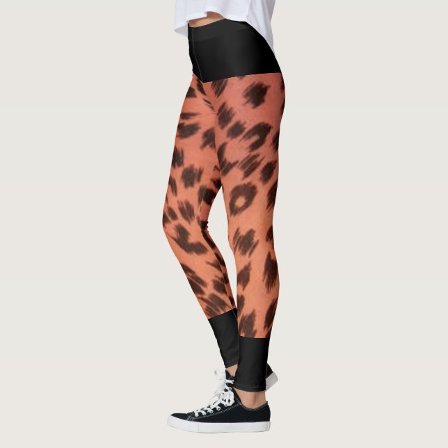 PINK ANIMAL PRINT  LEGGINGS (Left)