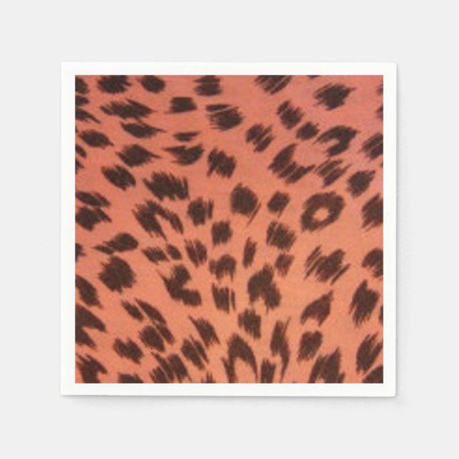 PINK ANIMAL PRINT  NAPKIN (Front)