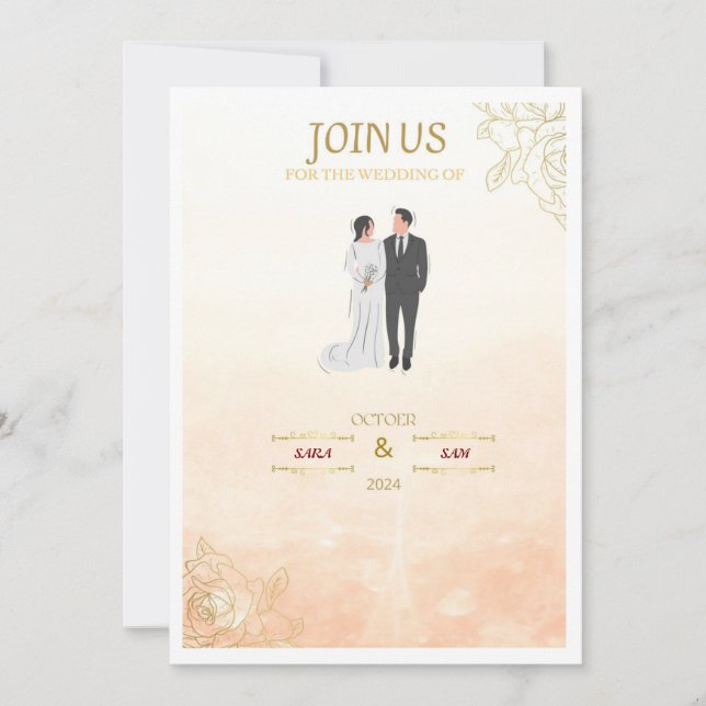 PINK ANVITATION CARD (Front)