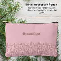 Pink - Arches Glam Small Accessory Pouch