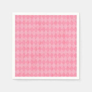Pink Argyle Napkin