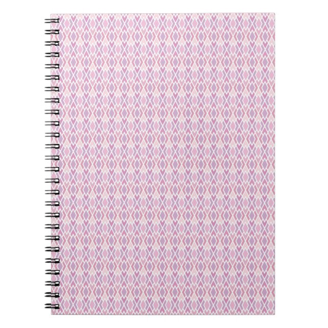 Pink Argyle Notebook (Front)