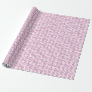 Pink Argyle Wrapping Paper